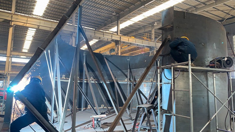 welding of cement plant steel structural components welding of cement plant steel structural components